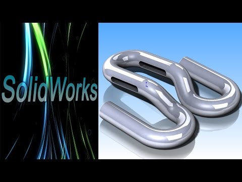 Видео: SolidWorks. 3D эскиз. Защёлка (Урок 8) / Уроки SolidWorks