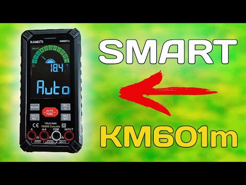 Видео: ЭТО РЕАЛЬНО УМНЫЙ МУЛЬТИМЕТР от компании KAIWEETS KM601m обзор и тест