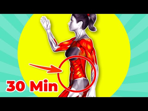 Видео: ➜ Как добиться более тонкой талии ➜ 30-минутная тренировка стоя 💫 +