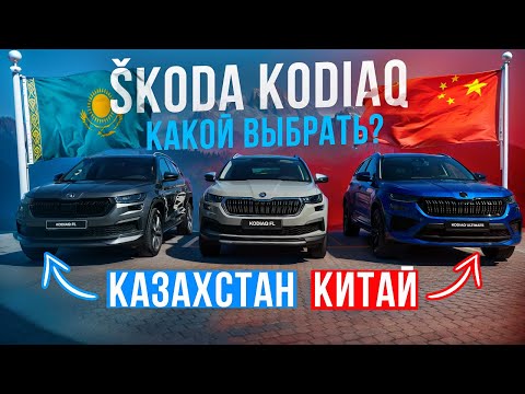 Видео: SKODA KODIAQ из Казахстана и Китая, отличия, комплектации и цены