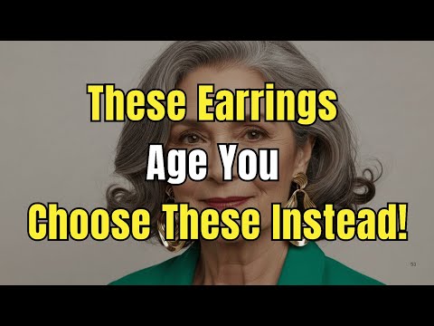 Видео: Перестаньте носить эти 5 сережек после 60 — выберите это