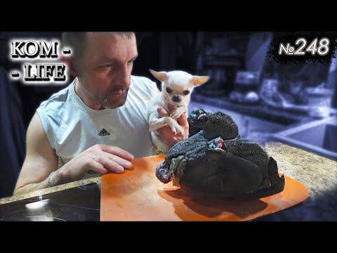 Видео: Готовим "чёрную" курицу