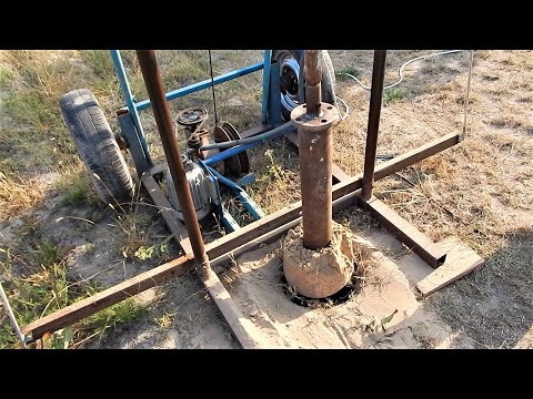 Видео: Бур-шнек 300 мм.1ч.Испытания буровой..