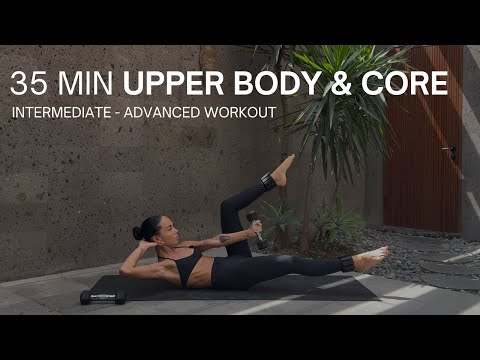 Видео: 35-МИНУТНАЯ ТРЕНИРОВКА ВЕРХНЕЙ ЧАСТИ ТЕЛА И ГЛУБОКОГО КОРА | Тренировка рук и пресса для среднего...