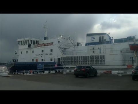 Видео: Продолжаем экскурсию по городу Архангельск. Увидел морской-речной вокззал и корабли рядом с ним