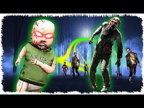 Видео: Кішкентай Джонни Зомбиге айналып кетті! (GTA V)