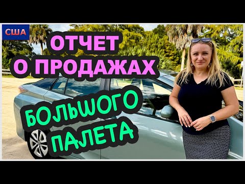 Видео: Продаём находки из большого палета. Отчёт о продажах распаковки. Парк Флориды. США