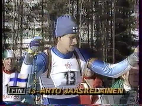 Видео: Биатлон 1988 Олимпийские Игры Калгари индивидуальная гонка 20 км