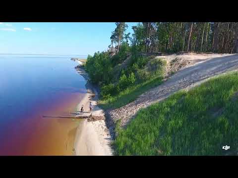 Видео: Берег Киевского моря за Лютежем