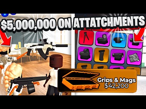 Видео: Я ПОТРАТИЛ 5 000 000 ДОЛЛАРОВ, ЧТОБЫ ПОЛУЧИТЬ БАРАБАН НА 60 РАУНДОВ В ROBLOX BLOCKSPIN