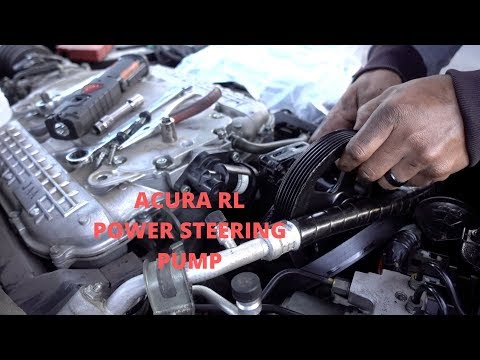 Видео: Замена насоса гидроусилителя руля Acura RL 2006 года