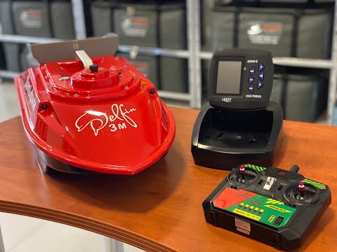 Видео: Кораблик для Рыбалки Дельфин 3 ✅ Подробный обзор ✅ Инструкция как пользоваться ✅ Комплектация