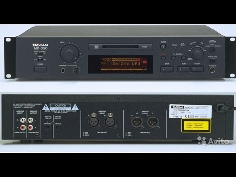 Видео: Минидиск tascam MD-350 обзор