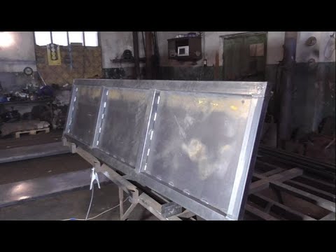 Видео: Как усилить борт изнутри для конструкции специальных закрывашек. Полуприцеп зерновоз