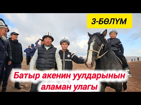 Видео: Батыр акенин уулдарынын аламан улагы 3-бөлүм 14.11.24. (Көк-Серек айылы)