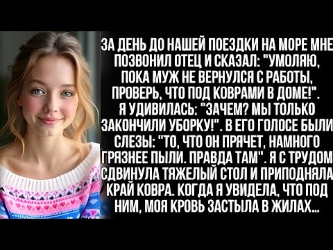 Видео:  «ОТЕЦ ПРЕДУПРЕДИЛ: “Проверь ковры, пока мужа нет!” — и то, что она нашла, перевернуло всю её жизнь!