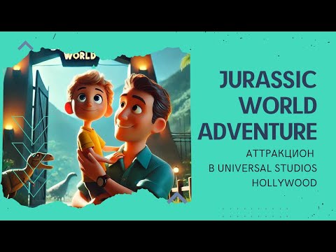 Видео: Jurassic World Adventure: Захватывающий Аттракцион в Universal Studios Hollywood