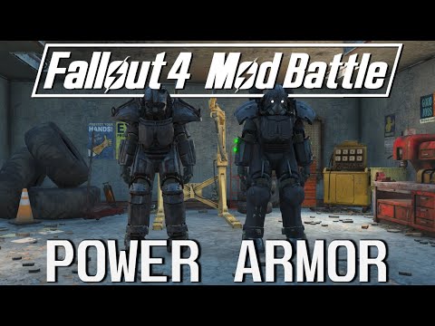 Видео: 8 комплектов силовой брони для Fallout 4 — Mod Battle