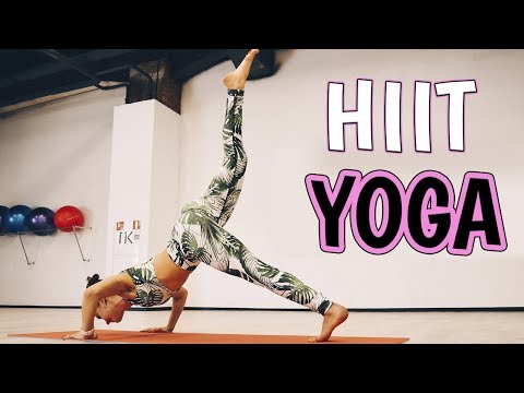 Видео: HIIT + ЙОГА|  Fat Burning Yoga
