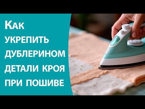 Видео: Как укрепить дублерином детали кроя при пошиве