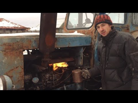 Видео: Как зимой Т-40 заводить!? Трактор Т-40