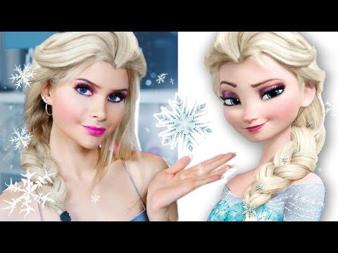 Видео: Повторяю макияж принцесс Диснея 👑 ЭЛЬЗА ХОЛОДНОЕ СЕРДЦЕ | Лисса