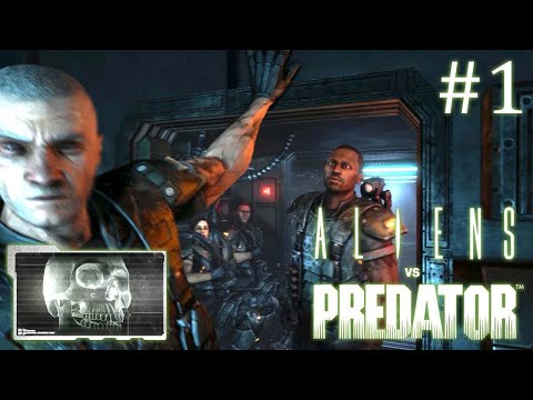 Видео: Aliens versus Predator 2010 // За десантника // Часть 1