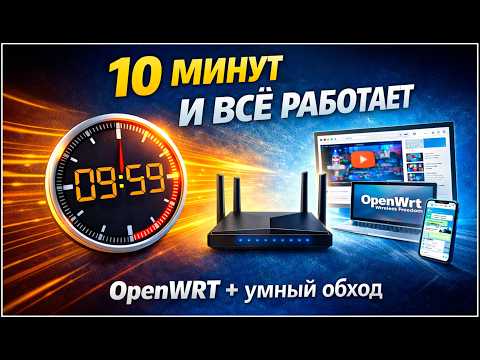 Видео: Превращаем дешёвый роутер в мощный девайс🔥 OpenWRT + умный обход за 10 минут.