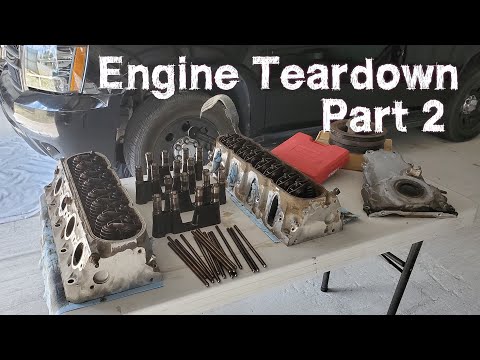 Видео: Разборка двигателя CHEVY LS 5.3 | Снятие коромысел, толкателей и головок блока цилиндров