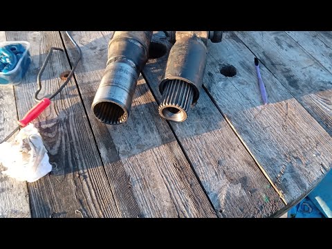 Видео: замена крестовин, подвесного и сальников шлицевых, обслуживаем кардан ЗиЛ 13305а #володинзил #кардан