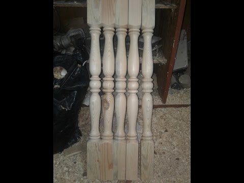 Видео: Точение балясины одним резцом мейселем