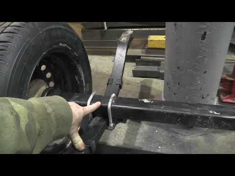 Видео: Отзыв о новом прицепе МЗСА, усиление оси и каркас для тента