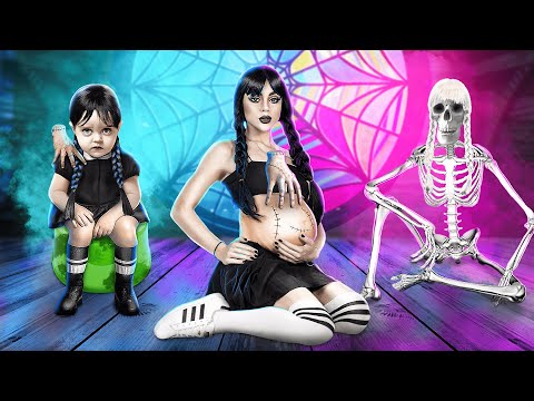 Видео: Уэнсдей Аддамс! От рождения до смерти!