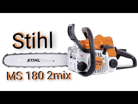 Видео: бензопила stihl ms 180 2mix отличия от простого ms 180