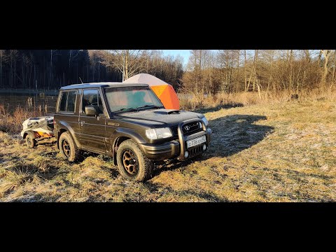 Видео: Первое зимнее путешествие на Galloper.