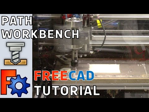 Видео: Учебник по FreeCad №7 | Как я использую PATH WORKBENCH для создания деталей на моём ЧПУ 3018 в Fr...