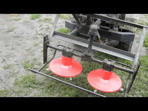 Видео: Косилка роторная для минитрактора с двигателем