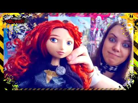 Видео: DOLLдызор #046  Talking Merida Disney Store обзор