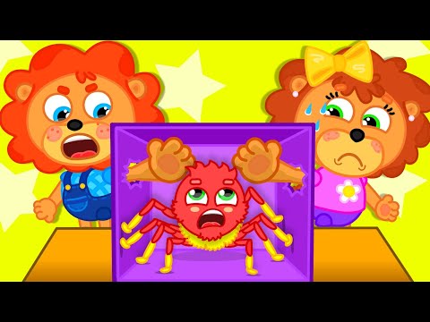 Видео: Маша и Леопольд. паучок в коробке - Мультик для детей - Lion Family на русском