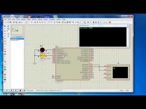 Видео: лекция 364 Atmega8 работа USART по прерываниям