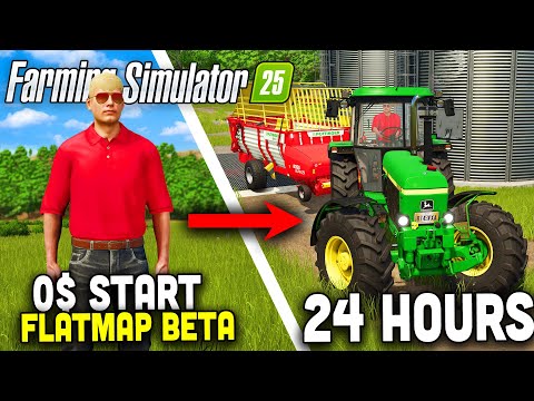 Видео: Начинаю с 0$ на ПЛОСКОЙ БЕТА-КАРТЕ в FS25! 🚜