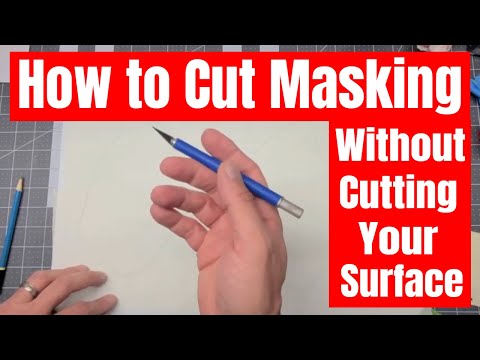 Видео: Как разрезать маску, не разрезая поверхность