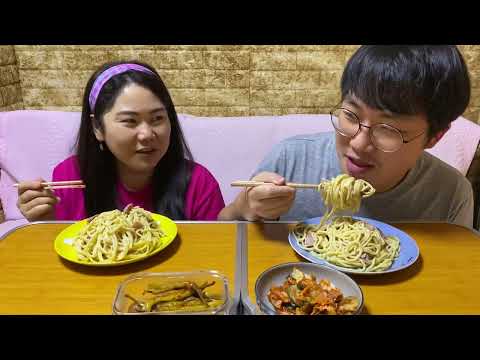 Видео: Mukbang/Паста карбонара/까르보나라/Pasta carbonara/