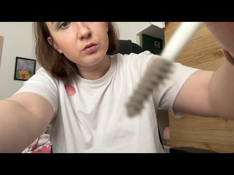 Видео: АСМР ASMR макияж / триггеры / поухаживаю за тобой 💅🏽