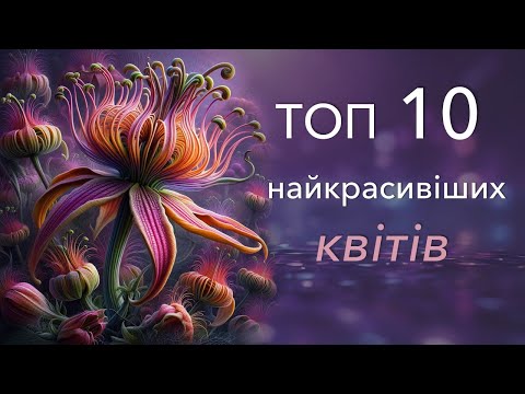 Видео: ТОП 10 НАЙКРАСИВІШИХ квітів світу