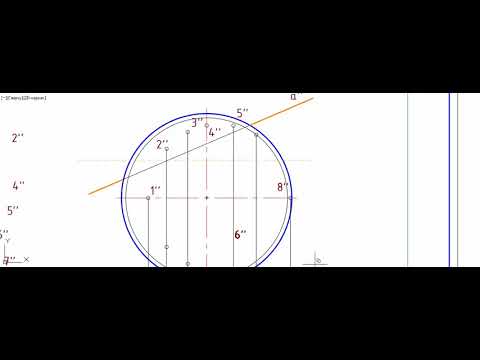 Видео: Начертательная геометрия (задача 5-3)