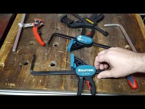 Видео: Самая универсальная струбцина KRAFTOOL Grc 160 мм 32237