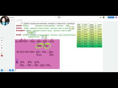 Видео: 6   1 Номенклатура вуглеводнів