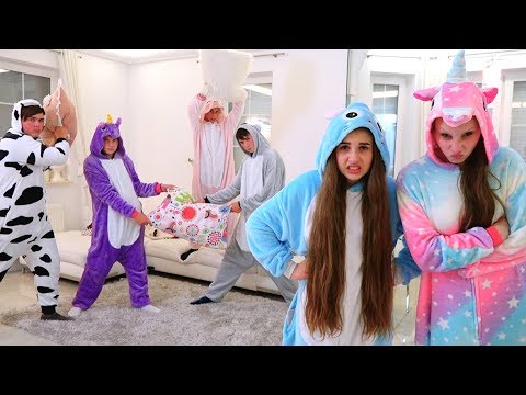 Видео: Пижамная ВЕЧЕРИНКА! Чья Круче? Девочки VS Мальчики