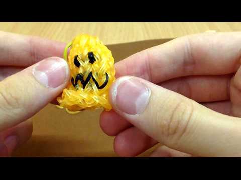 Видео: Тыква-привидение из резинок на станке Monster Tail